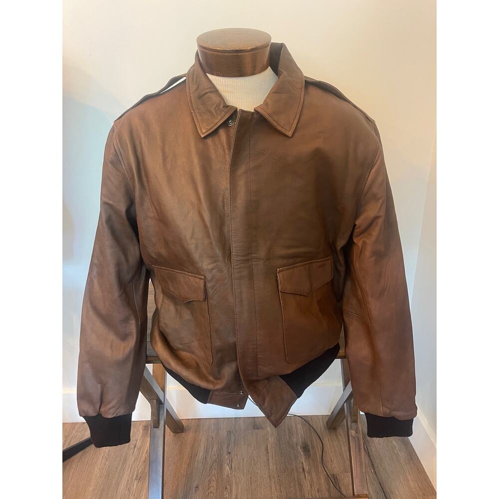 Cava Men's Brown Bomber Style Jacket Size XL